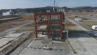 空撮映像で巡る現在と過去 震災から４年迎える被災地 Aerial footage shows disaster-hit areas