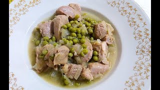 Индюшка с Горошком /По-Итальянски /Вкусно и Сытно Индюшка с Горошком /По-Итальянски /Вкусно и Сытно