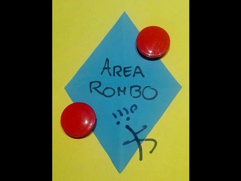 Vídeo: Com Es Calcula L’àrea D’un Rombe