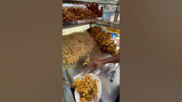 Roadside Chicken Pasta Making 🤤😱 #shorts #streetfood