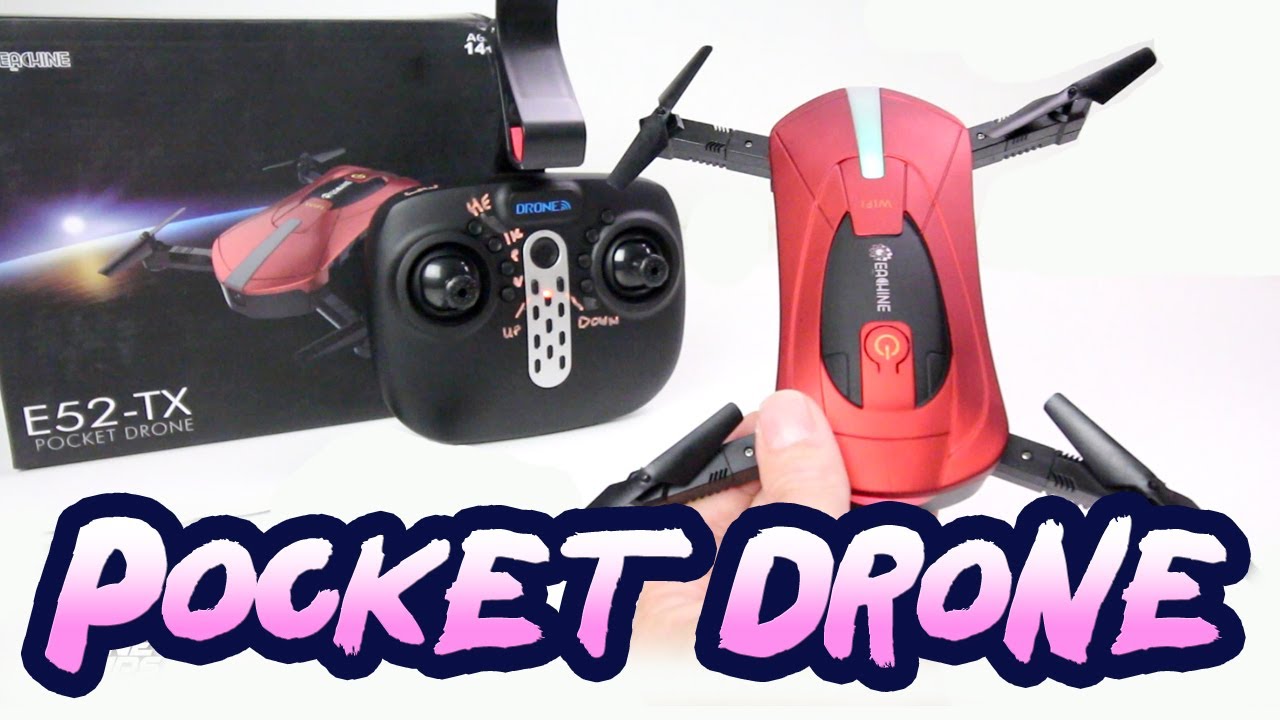 Eachine E52TX Selfie Pocket WIFI Drone - Review & Mods - YouTube