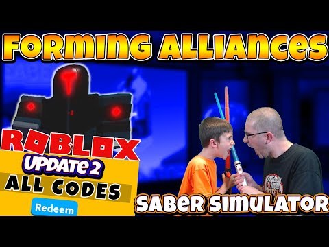 Making Alliances In Roblox Saber Simulator Update 2 Boss Battles And Codes Family Review Show Let S Play Index - roblox saber simulator club