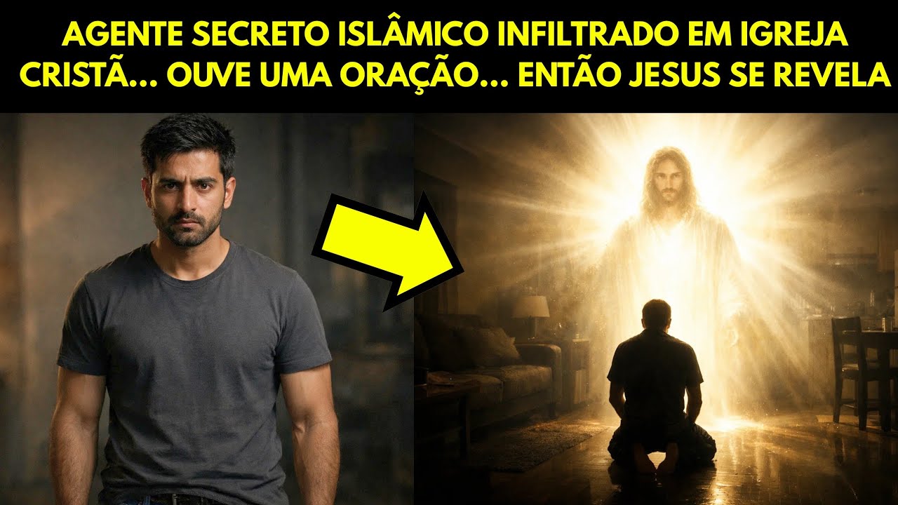 AGENTE SECRETO ISLÂMICO INFILTRADO EM IGREJA CRISTÃ… OUVE UMA ORAÇÃO… ENTÃO JESUS SE REVELA