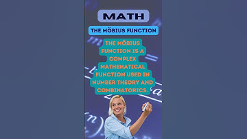 The Mobius Function  #maths #education #shorts