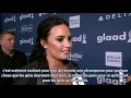 Demi lovato  e news interview glaad media awards red carpet vostfr