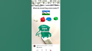 What do mixed flag colors make?? (Part_21) #asmr #subscribe #colormixing #shortvideo #paintmixing