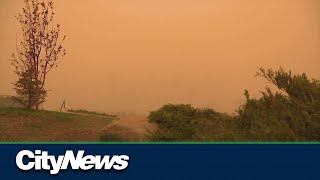 Central Alberta deals with wildfire smoke