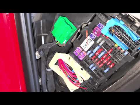 2014 Chevy Silverado Fuse Boxes & Access, Relay Identification - YouTube