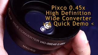 Pixco 0.45x Wide Converter For DSLR and Mirrorless Cameras screenshot 5