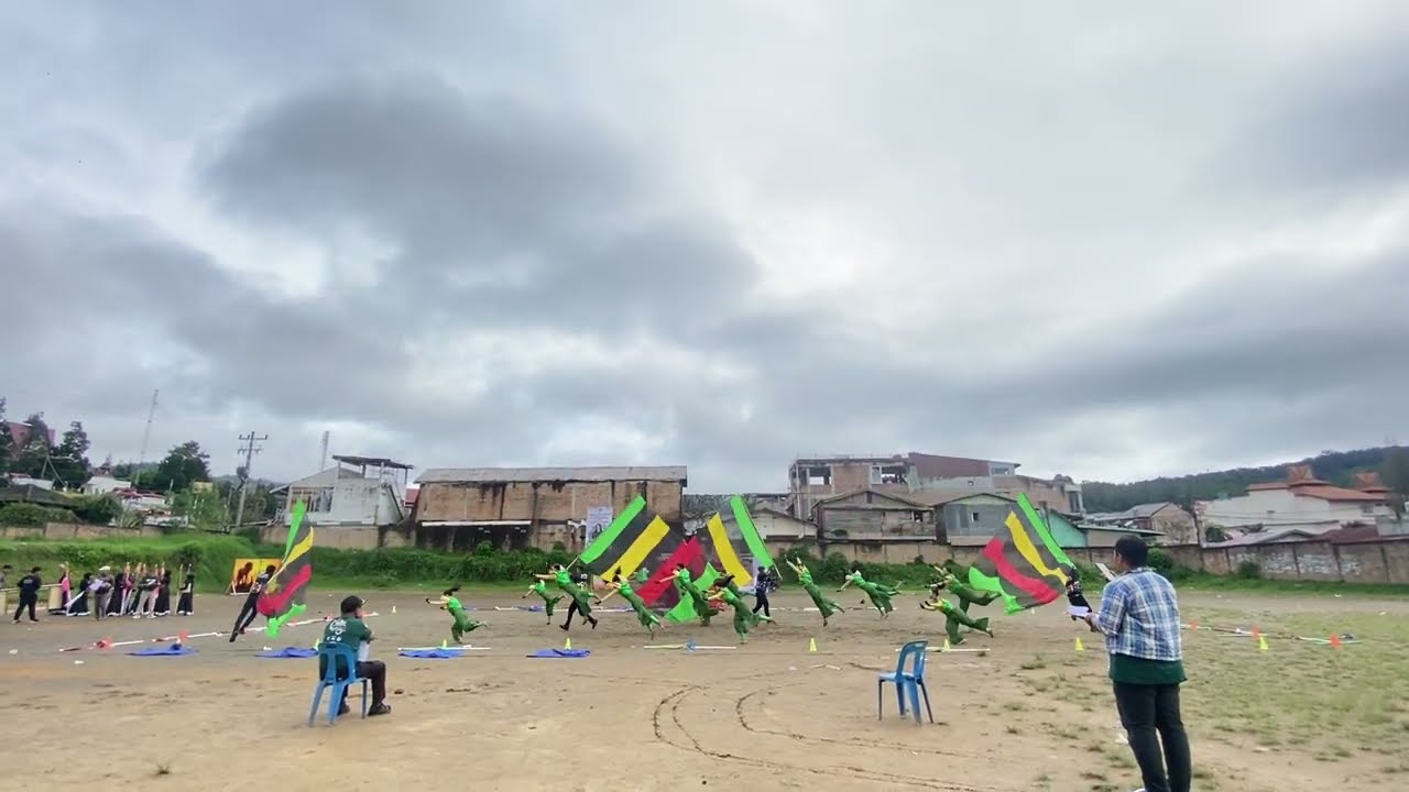 Juara 1 colour guard contes 2023 Drumcorps SATPOL PP