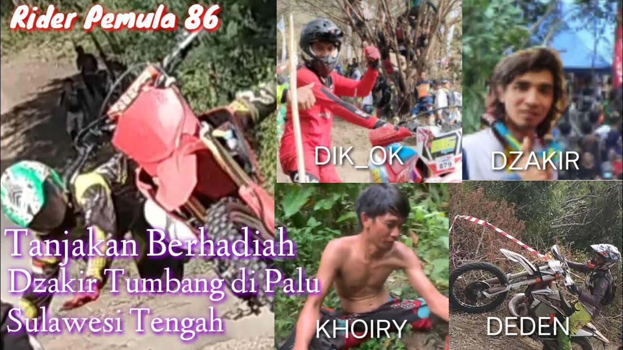 Dzakir kalah dengan raider lokal di tanjakan berhadiah | AKL 88 PATRAC palu Sulawesi tengah