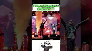 POV: quando il fumo da palco decide che stasera la vera star è lui 😂💨