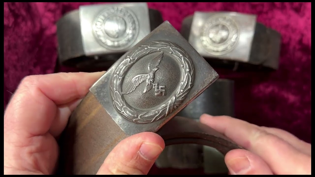 Ремни СС и немецкие ремни времён Второй мировой войны. 