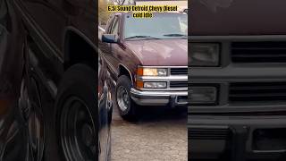 Raw Sound V8 Dieselpower from a beautiful OBS Chevy Silverado  Longbed  #shorts