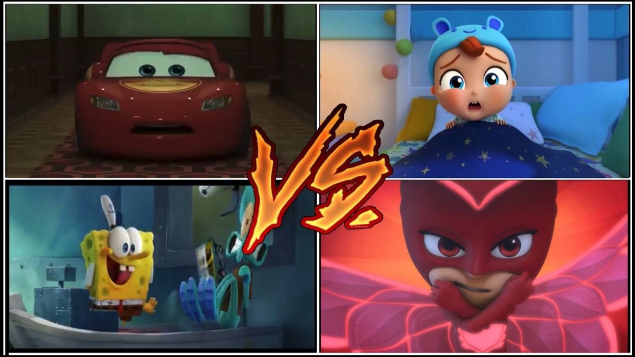 Cars🆚 Little Angel & Friends🆚 MINIONS🆚 PJ Masks  🎶 Tiles Hop