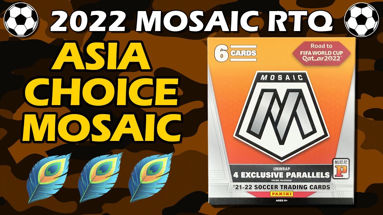 Tmall Mosaic! 2021 2022 Panini World Cup RTQ mosaic Choice Soccer 