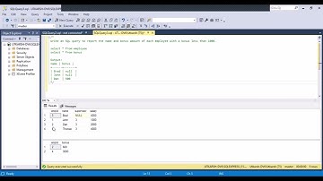 SQL - Leetcode 577 Employee bonus