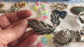 Garage sale $4 jewelry haul video #175 ...
