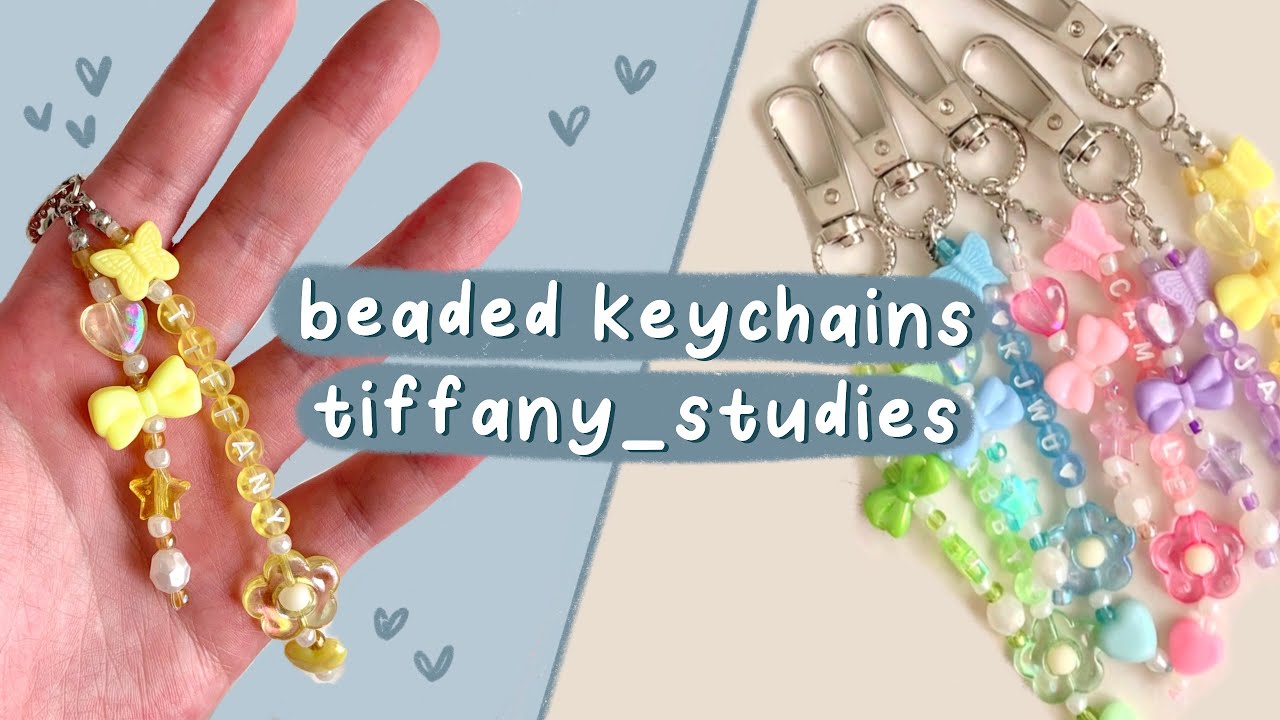 Beadable Keychain Bar Beadable Blanks,beadable Keyrings, DIY Christmas Gift  