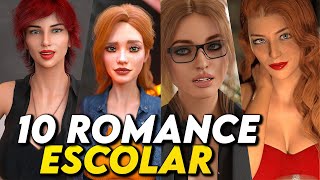 TOP 10 JOGOS DE ROMANCE ESCOLAR - Pc|Android screenshot 2