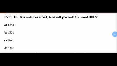 Army Public School: Reasoning Questions of Part 1 for PRT, TGT & PGT