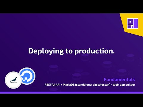 [WAB v1 | MariaDB, digitalocean] Fundamentals: Deploying to production.