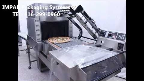 Heat Seal Semi Automatic L Bar Sealer HDS320 Shrink Wrapping Pizza
