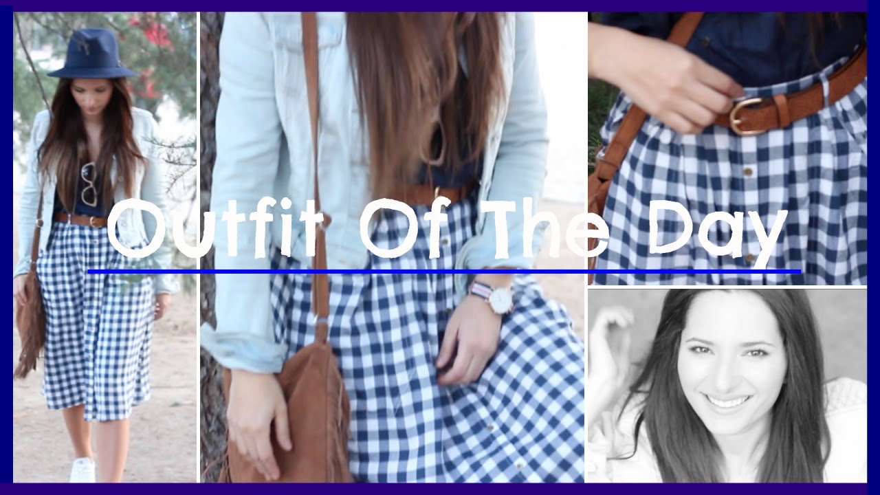 Outfit Of The Day - Falda de Cuadros | Isabel Sanz - YouTube