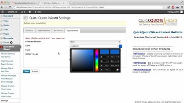 How To Configure Quick Quote Wizard