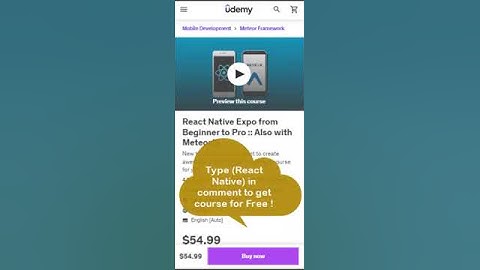 React Native Expo from Beginner to Pro  Also with MeteorJS For Free #udemy  #udemyfree #technology