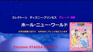 ディズニー プリンセス ホール ニュー ワールド エレクトーン グレード８級 Youtube