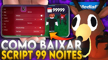 🌋COMO BAIXAR SCRIPT NO 99 NOITES NA FLORESTA NO CELULAR/MOBILE E PC *SEM KEY E LINK DIRETO* 2025