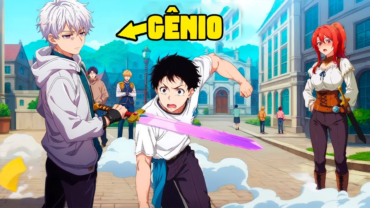 Quando o Cavaleiro Gênio Nível 9999 CHOCA a Academia Mágica!