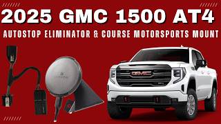 GMC Sierra 1500 2025 AT4 - Auto Stop Eliminator MagSafe Phone Mount Install Full Dash Teardown