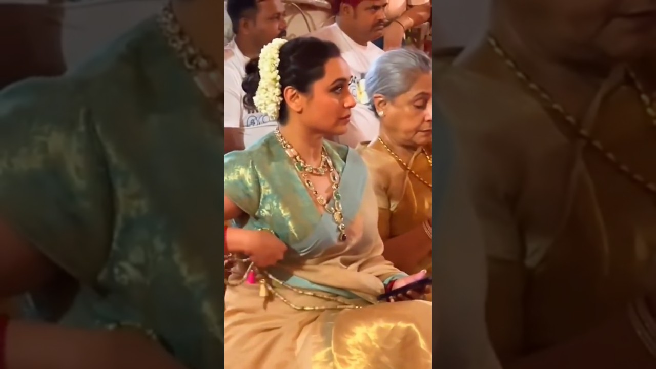 Rani Mukherjee spotted Durga Puja
