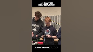 Last Chance VRC Invite Part 5 #robotics #stem #vex #highschool #middleschool #vexrobotics #robot