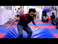 Front flip sessions at aryan martial art temple delhi  martial art classes in delhi