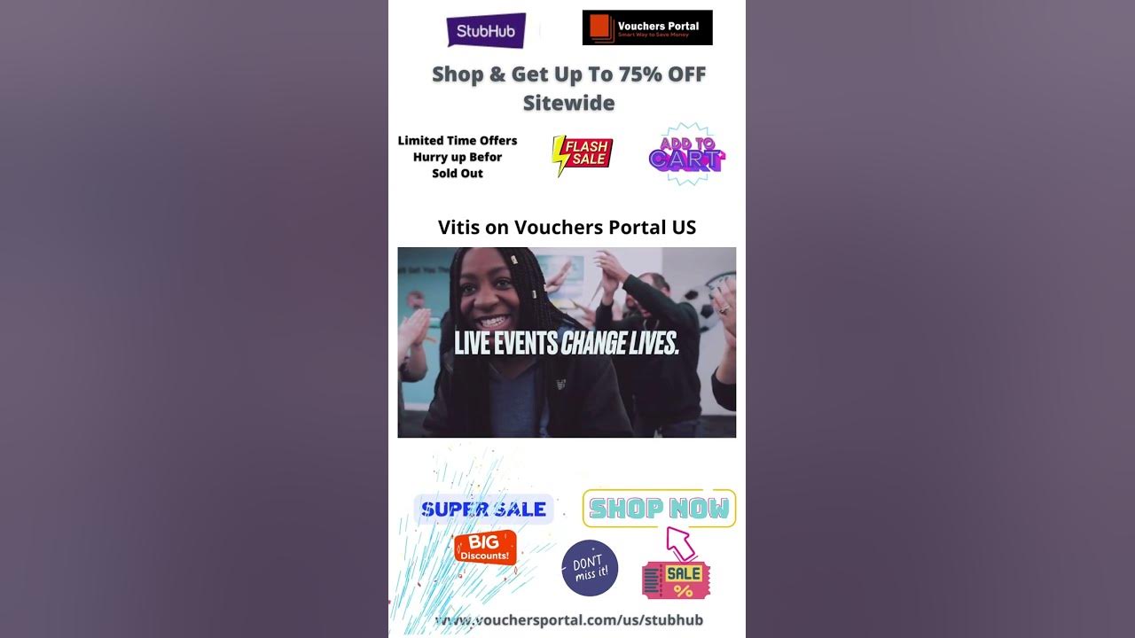 Stubhub Promo Code, Coupon Code & Discount Code USA YouTube