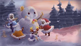 Sky Holiday Snow scene (colouring page render) — time lapse by CactusFlowerSky 176 views 2 years ago 37 seconds