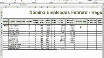 ¿Cómo calcular el salario en Excel?