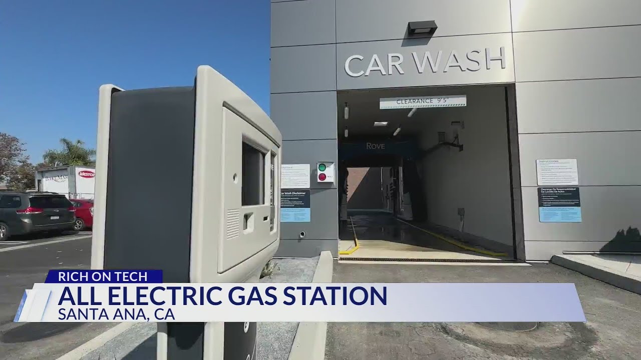 New gas station all-electric, targets electric vehicles