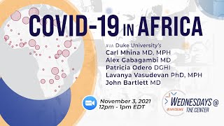 COVID-19 in Africa: A panel from the Duke Global Health Institute.