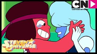 Steven Universe | Steven Finds Out Garnet Is A Fusion! | Jail Break | Cartoon Network Resimi