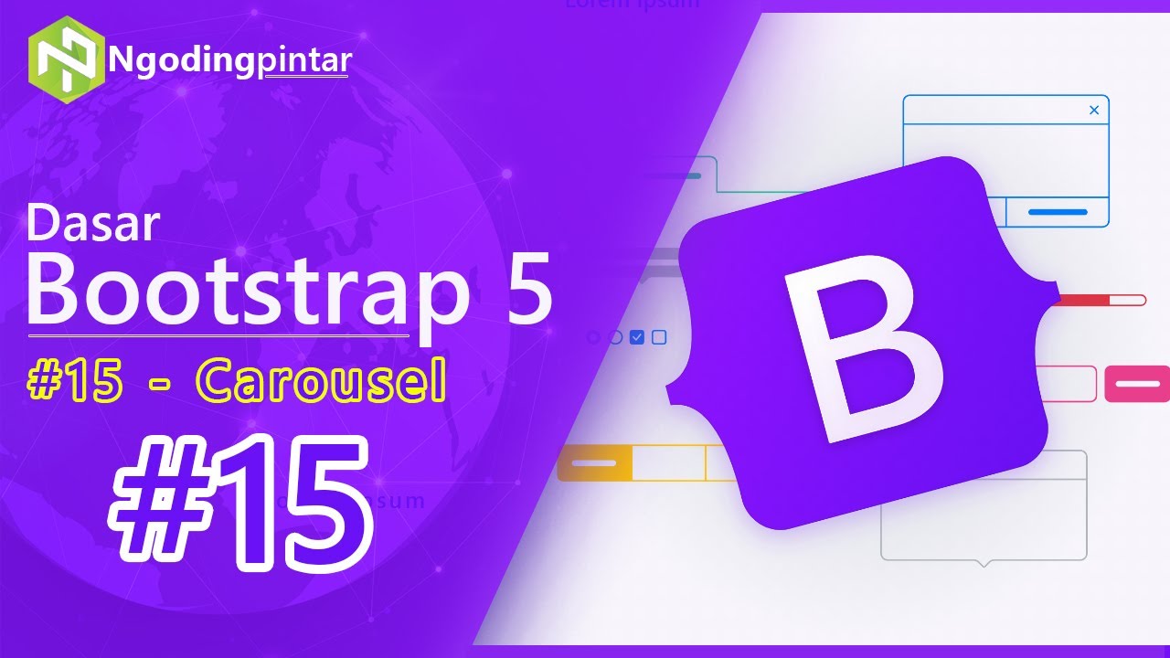 #15 - Carousel / Slider | Belajar Bootstrap 5 - YouTube