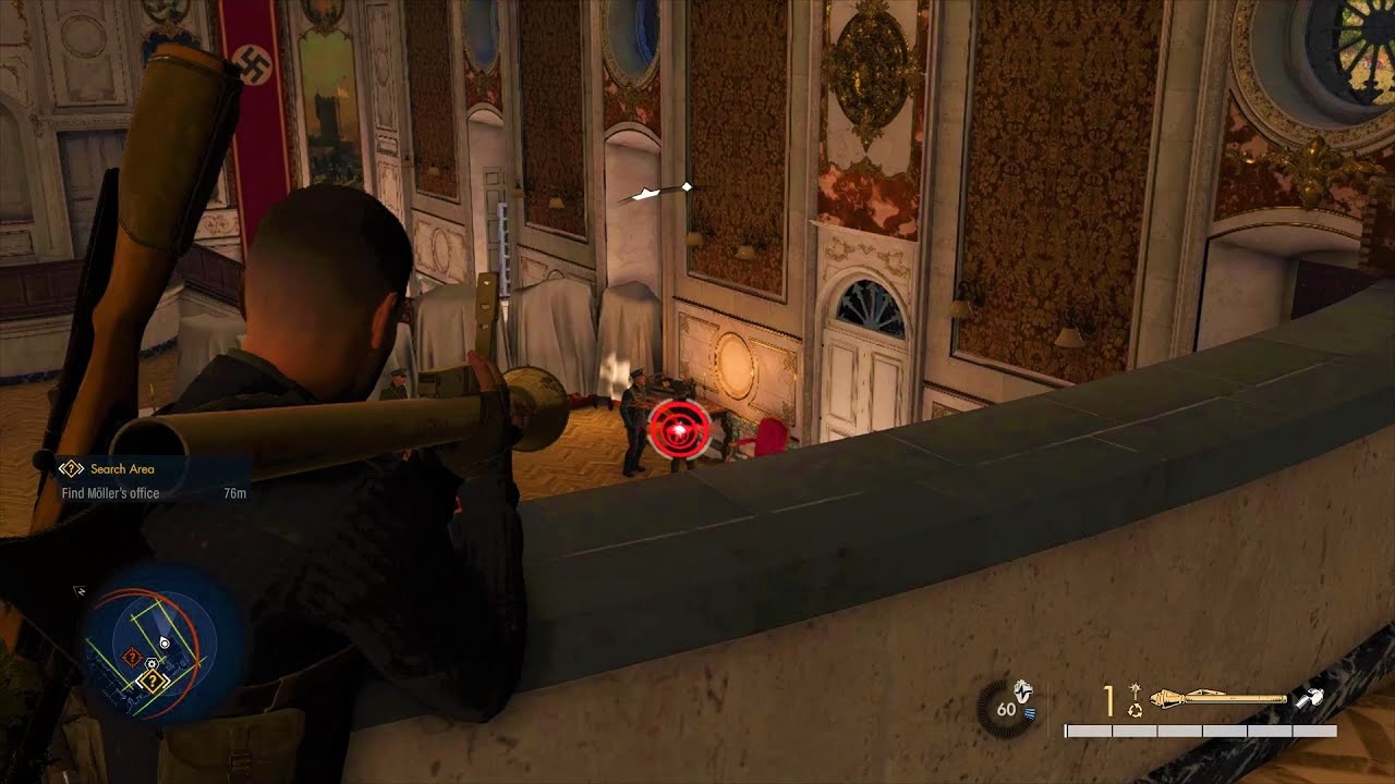 Sniper Elite 5 PC: Friedrich Kümmler Panzerfaust Kill!