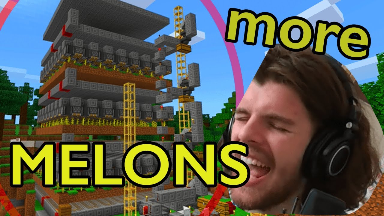 180,000 Melons? EASY!! Minecraft Bedrock Realms YouTube