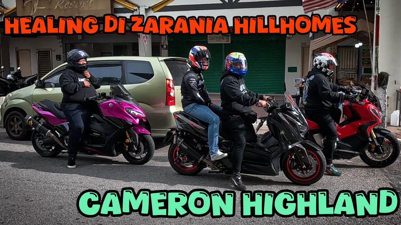 Xsr Cameron Highland santai ride part 2 ( Healing di Zarania Hill home Cameron Highland )
