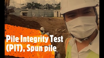 Pile Integrity Test (PIT) spun pile