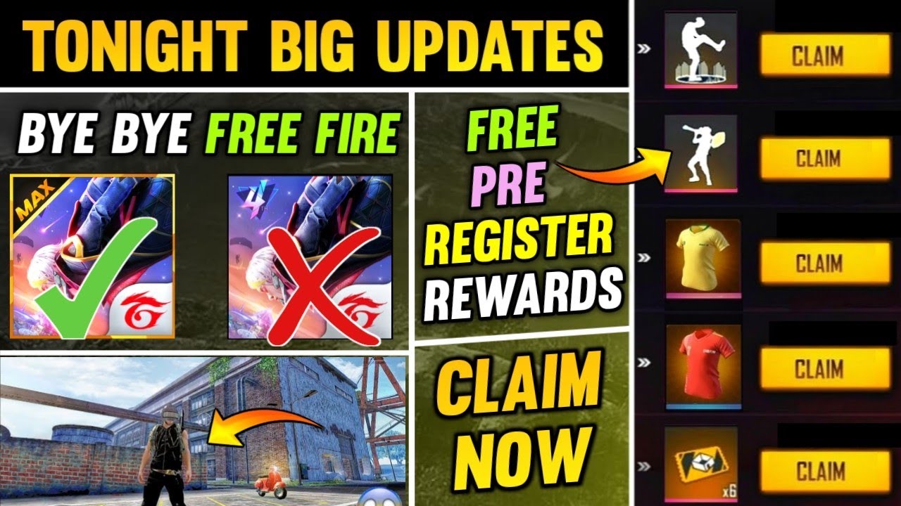 Free Fire Max is now open for pre-registration