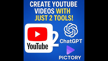 How to Create YouTube Videos with Just 2 Tools (ChatGPT & Pictory)